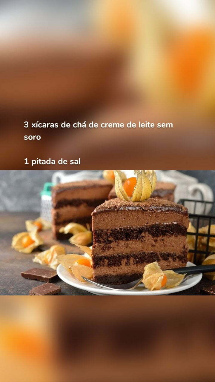 3 xícaras de chá de creme de leite sem soro 1 pitada de sal