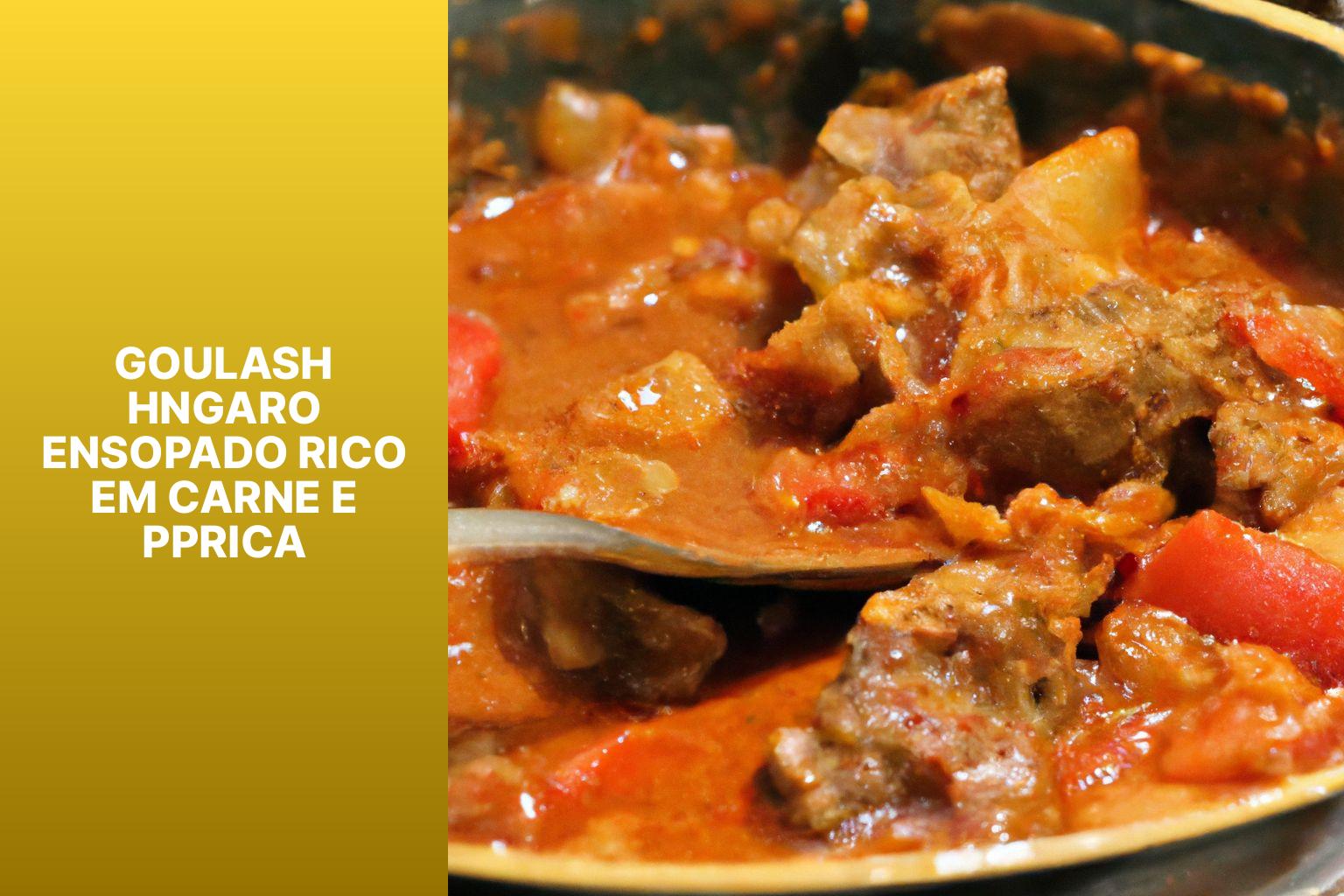 Goulash Hngaro Ensopado Rico em Carne e Pprica