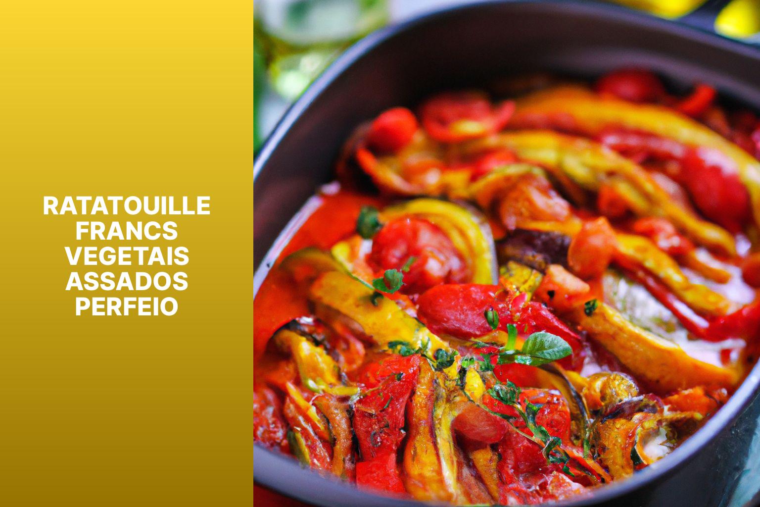 Ratatouille Francs Vegetais Assados  Perfeio