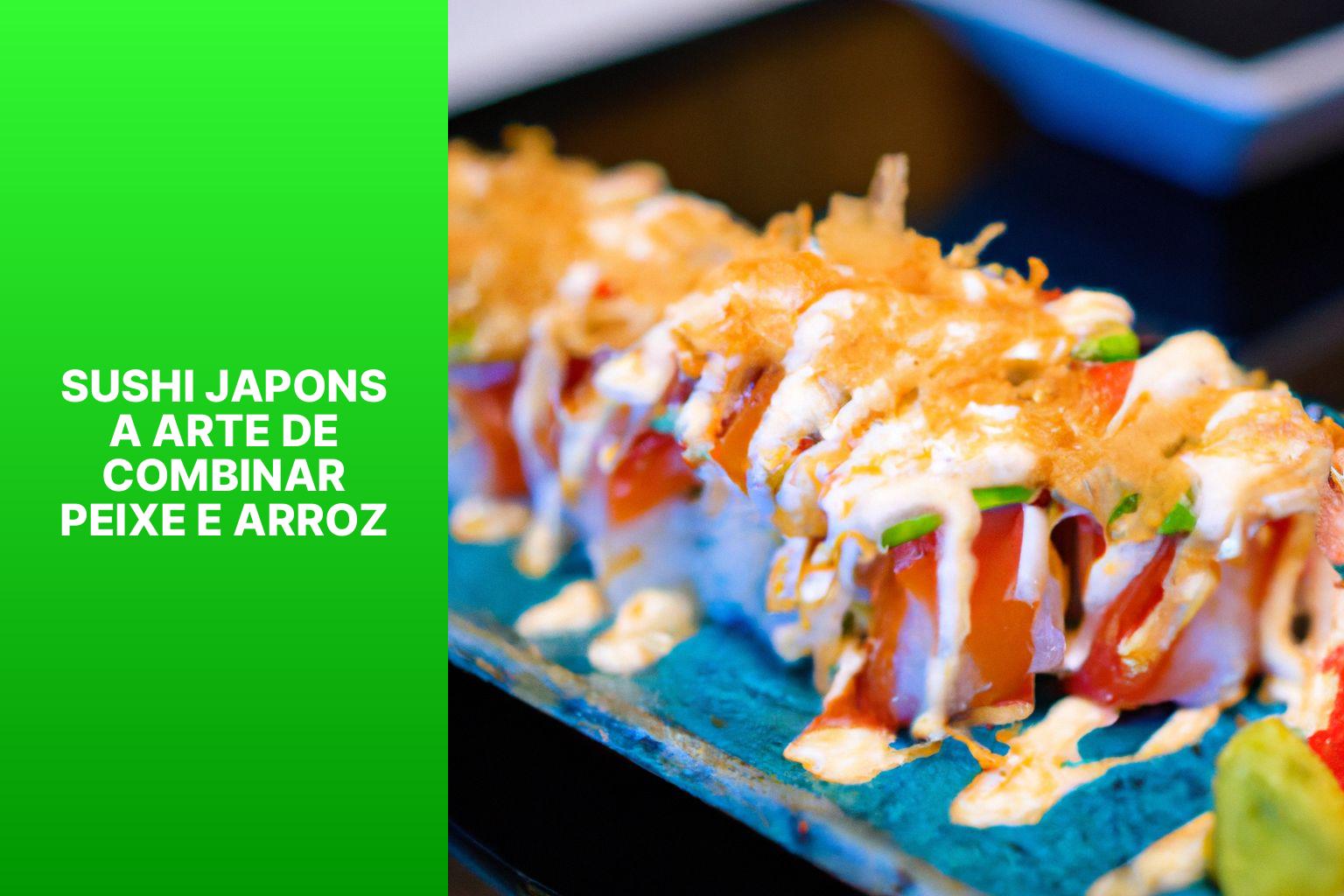 Sushi Japons A Arte de Combinar Peixe e Arroz