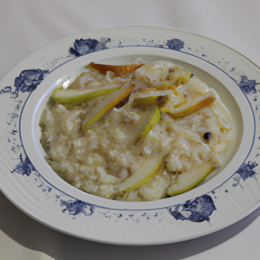 Risoto de Pera e Gorgonzola